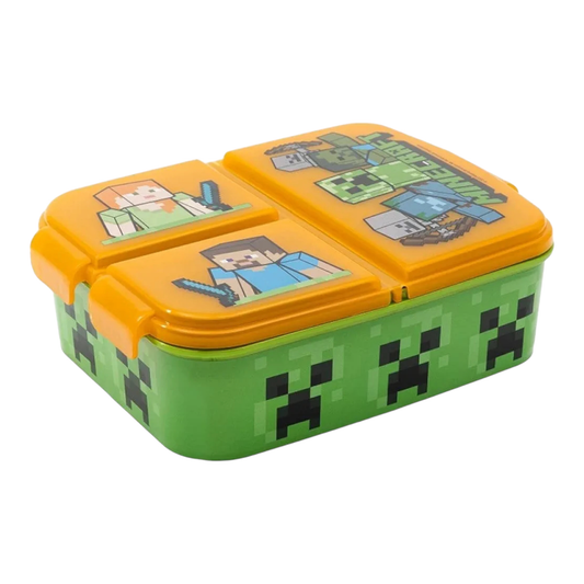 Boîte à goûter / déjeuner plusieurs compartiments - Minecraft - Stor J'M T Créa