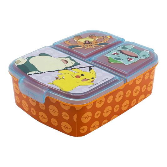 Boîte à goûter / déjeuner plusieurs compartiments - Pokémon - Stor J'M T Créa