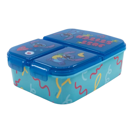 Boîte à goûter plusieurs compartiments - Stitch - Disney - Stor J'M T Créa