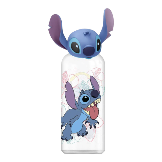 Bouteille Figurine Stitch Flowers Disney 3D Ecozen Stor J'M T Créa