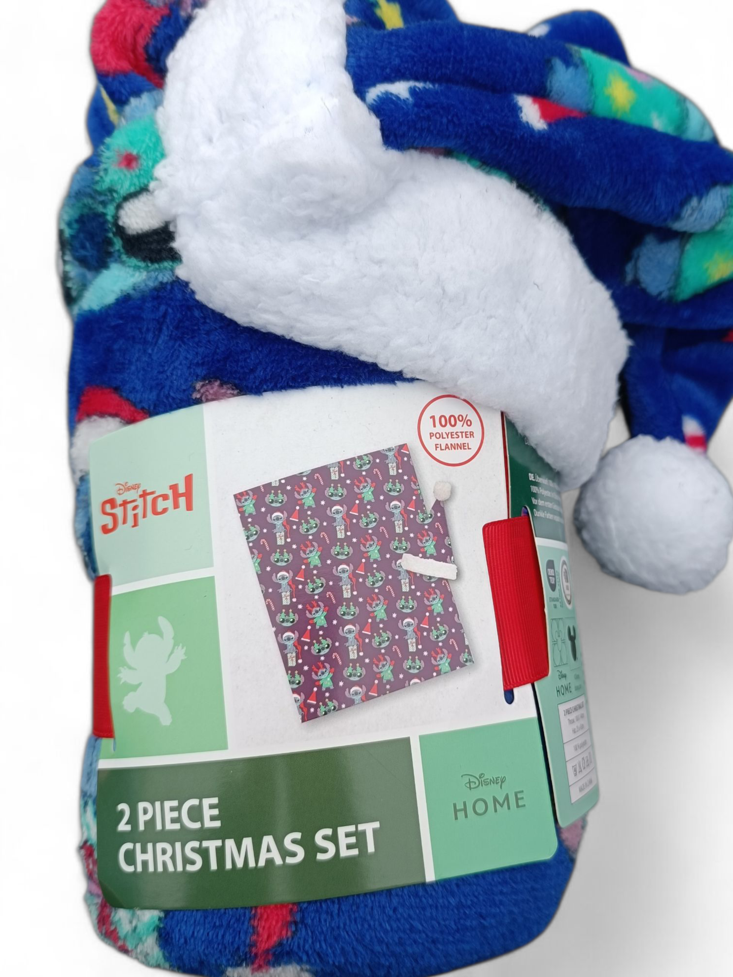 Couverture Flanelle - Plaid 110x140 cm + Chapeau - Stitch - Disney J'M T Crea