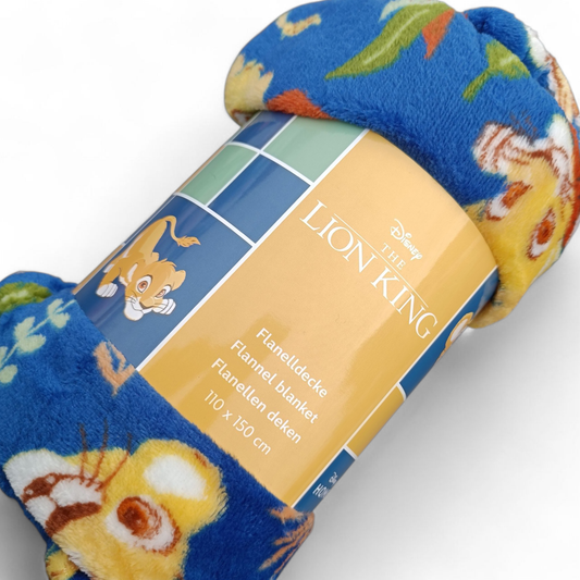 Couverture Flanelle - Plaid 110x150 cm - Le Roi Lion - Disney J'M T Crea