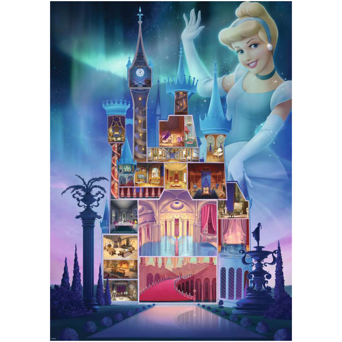 Disney Castle - Cendrillon - Puzzle 1000pcs - Ravensburger J'M T Créa