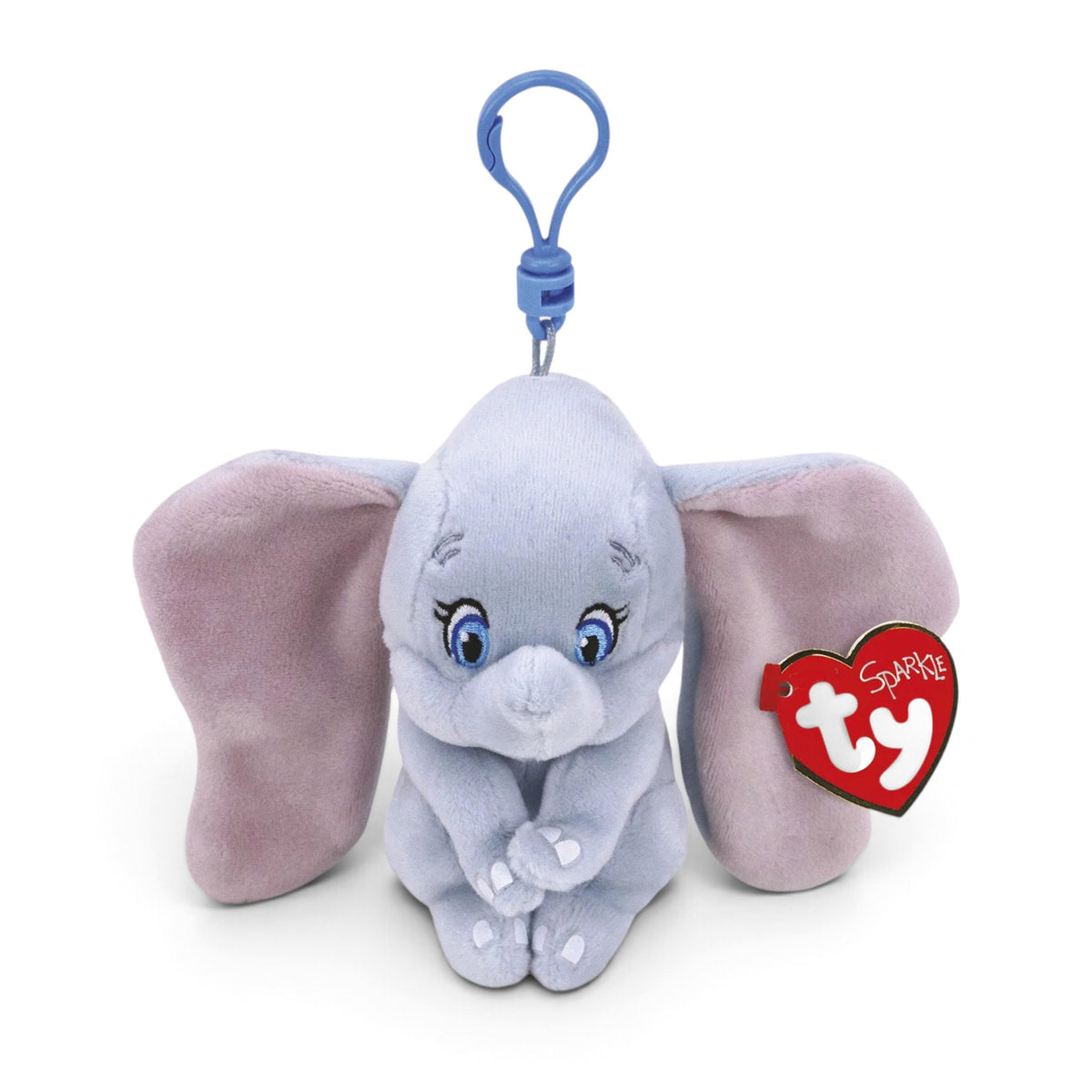 DUMBO - Porte-clés Dumbo Disney - Peluche clip 9 cm - TY J'M T Créa