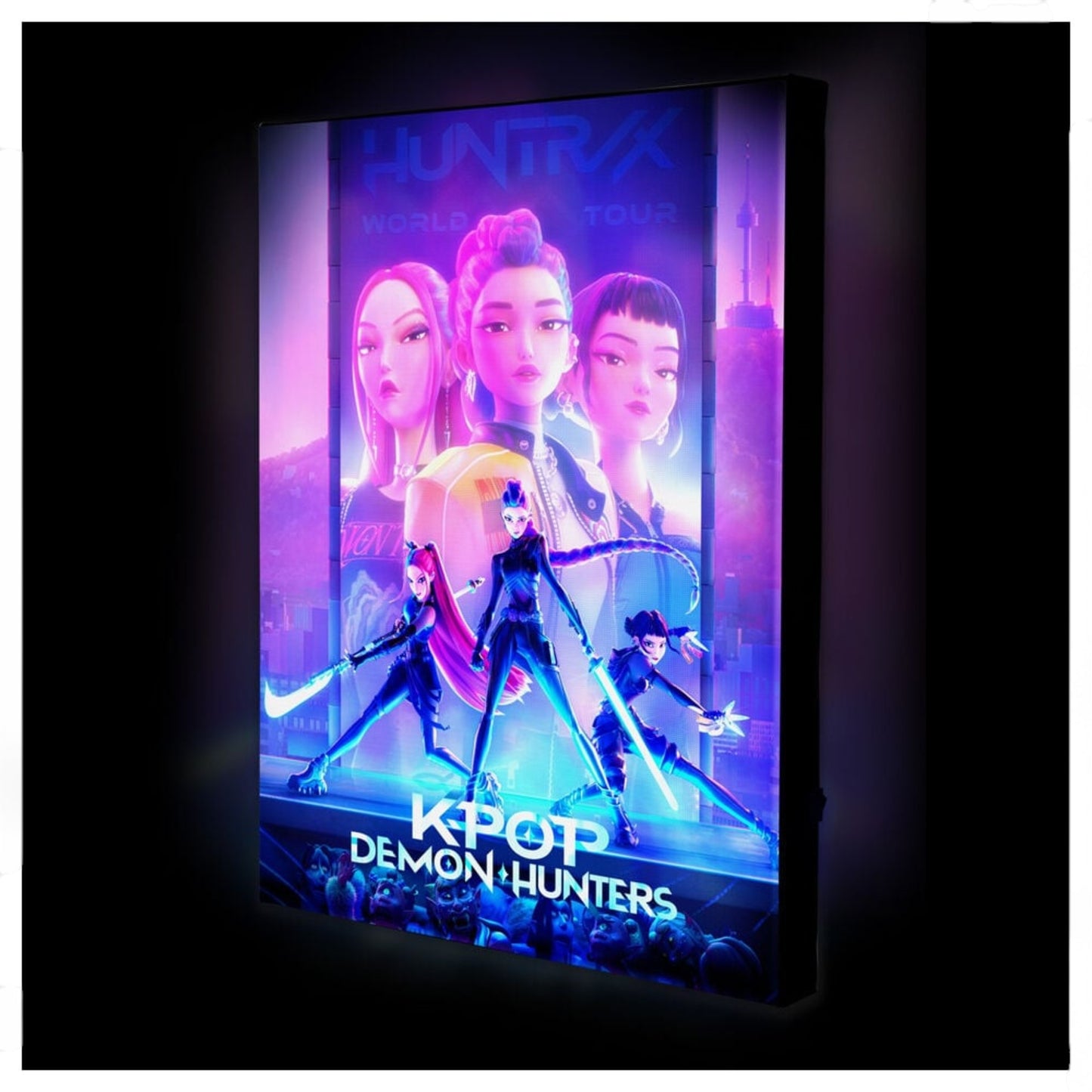 K-POP DEMON HUNTERS - Canva Lumineux 40x30 cm J'M T Créa