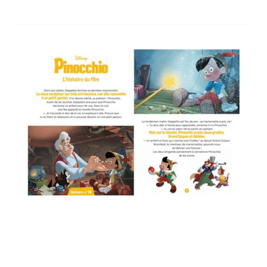 Livre - 52 Histoires pour l'année - Héros et aventures - Disney - Hachette Jeunesse J'M T Créa