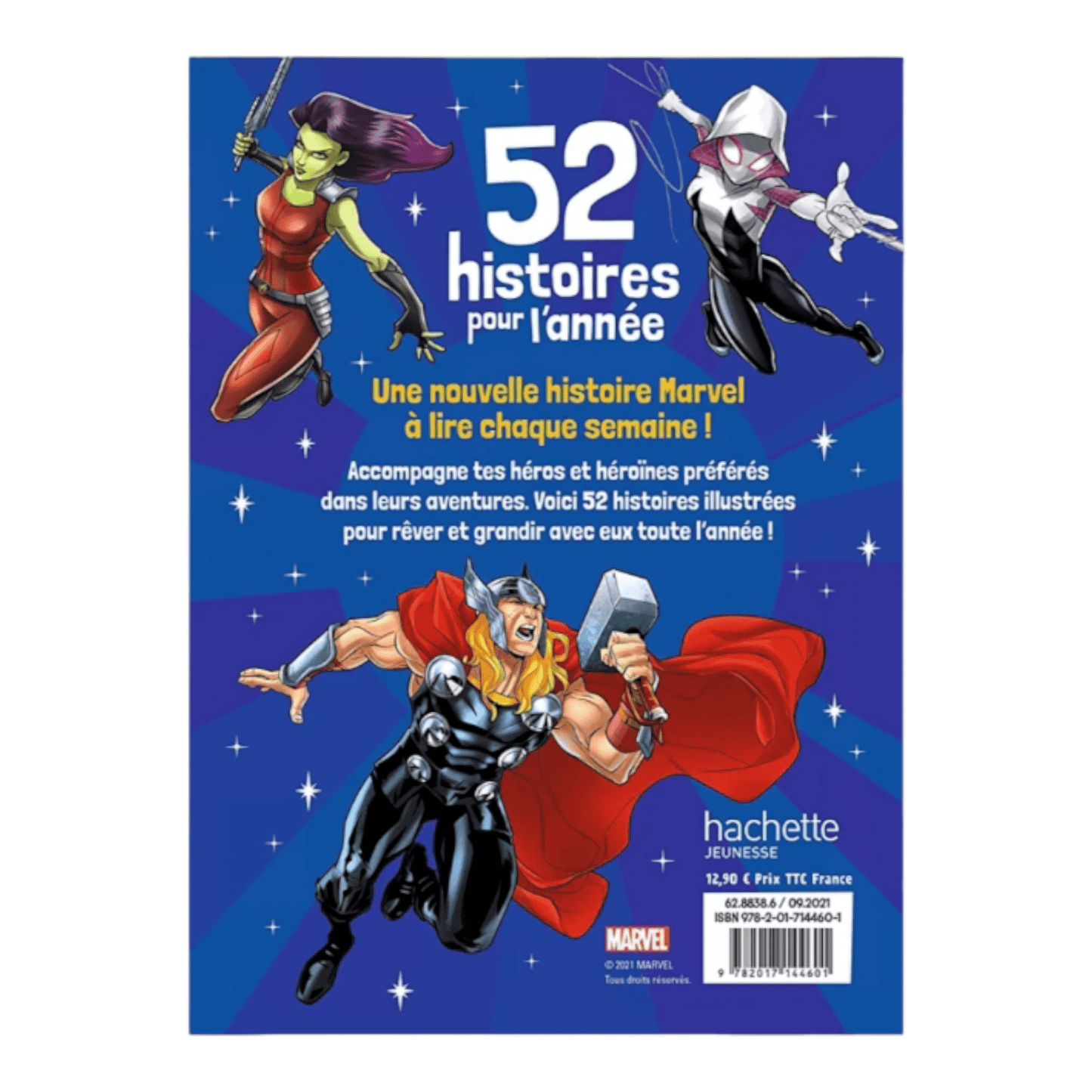 Livre - 52 Histoires pour l'année - Marvel - Hachette Jeunesse J'M T Créa