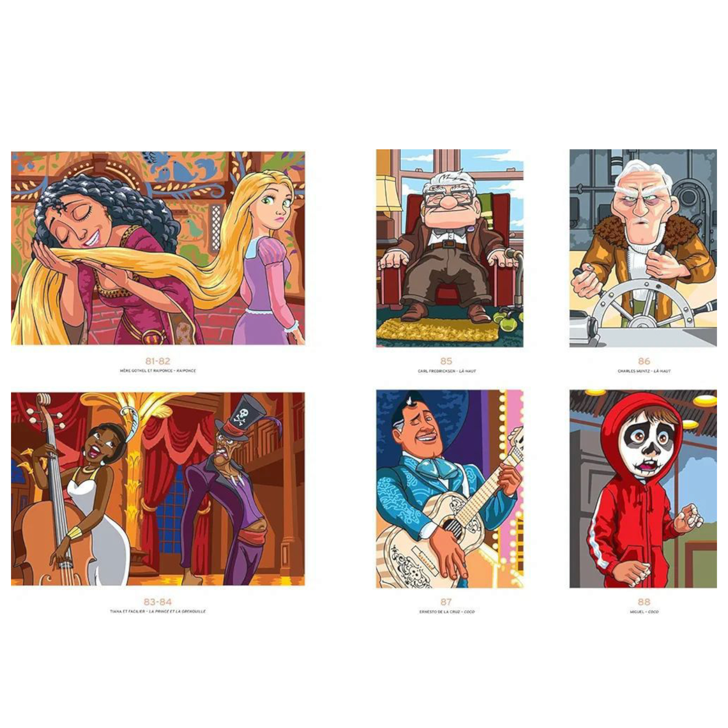 Livre de coloriages mystères Disney - Héros & Méchants, La Battle - Coloriages Art Thérapie - Hachette Heroes J'M T Créa