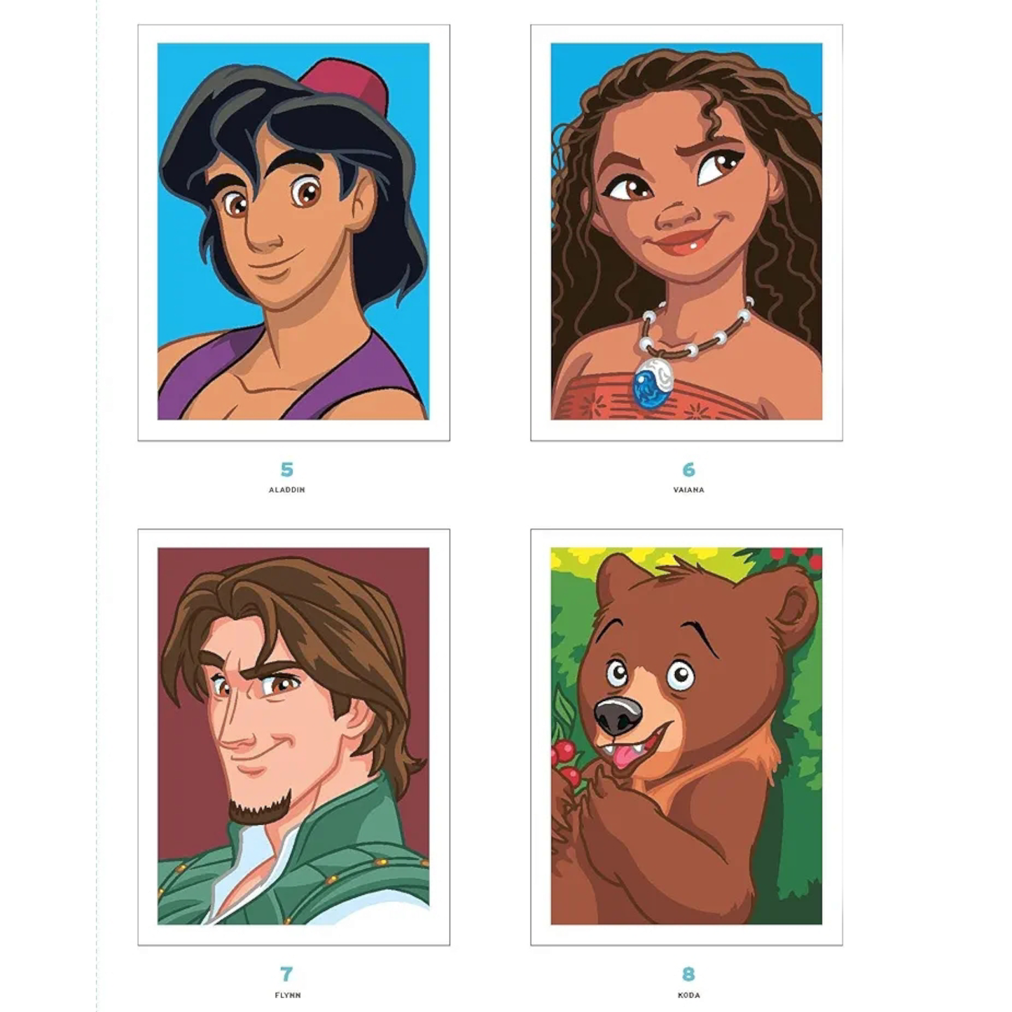 Livre de coloriages mystères Disney - Les grands classiques - Spécial Portraits - Coloriages Art Thérapie - Hachette Heroes J'M T Créa