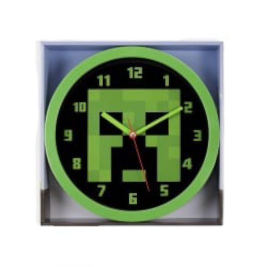 Minecraft - Creeper - Horloge Murale 25 cm - Peershardy J'M T Créa