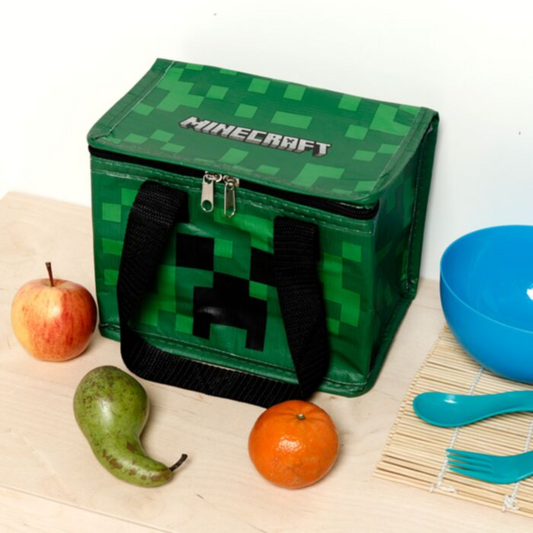 MINECRAFT - Sac isotherme RPET - Sac à déjeuner Creeper - Puckator J'M T Créa