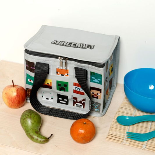 MINECRAFT - Sac isotherme RPET - Sac à déjeuner Faces - Puckator J'M T Créa