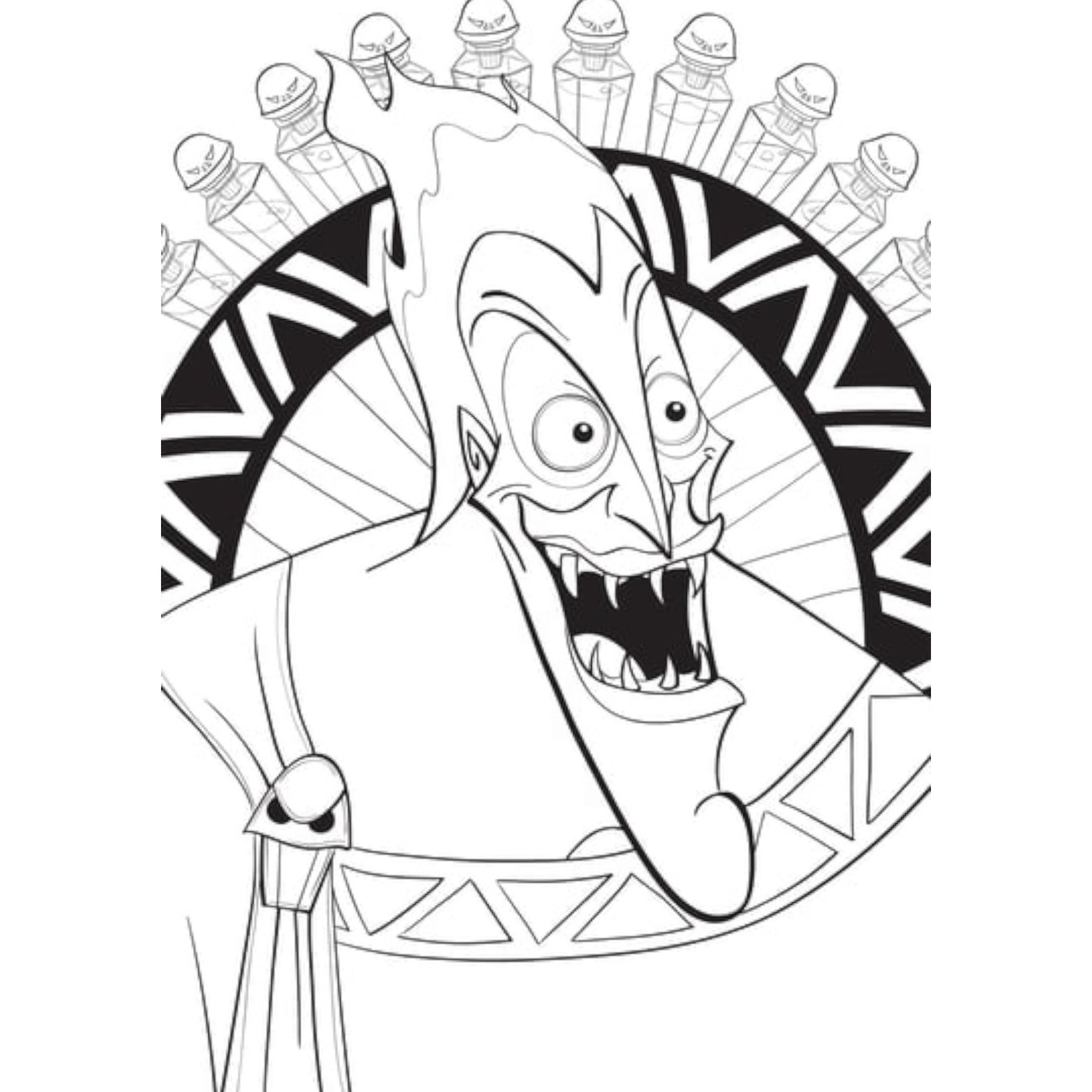 Mini bloc de coloriages Disney - Portraits - Coloriages Art Thérapie - Hachette Heroes J'M T Créa