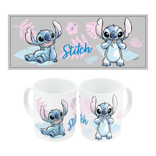 Mug en céramique 325 ml - Watercolor - Stitch - Disney J'M T Crea