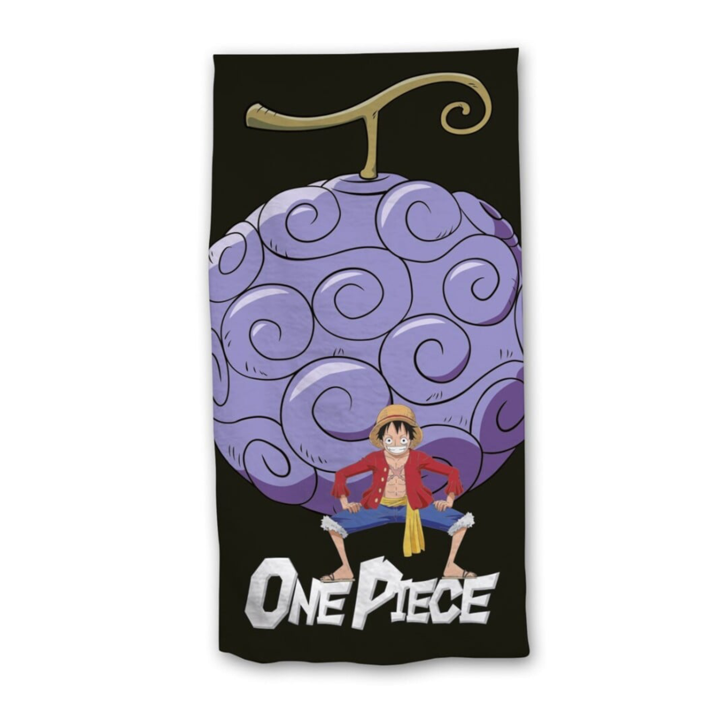 ONE PIECE - Luffy "Gomu Gomu No Mi" - Serviette de plage 100% Polyester - 70x140cm - AyMax J'M T Créa