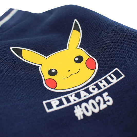 POKÉMON - Veste style teddy bleu marine Pikachu J'M T Créa