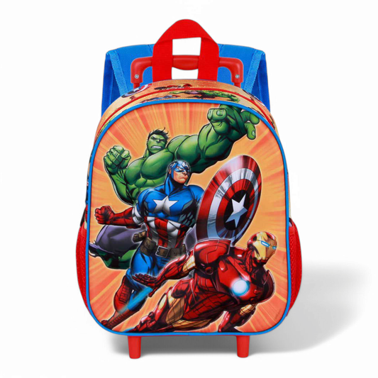 Sac à dos 3D à roulettes - Petit Avengers Attack - Marvel - Karactermania J'M T Créa