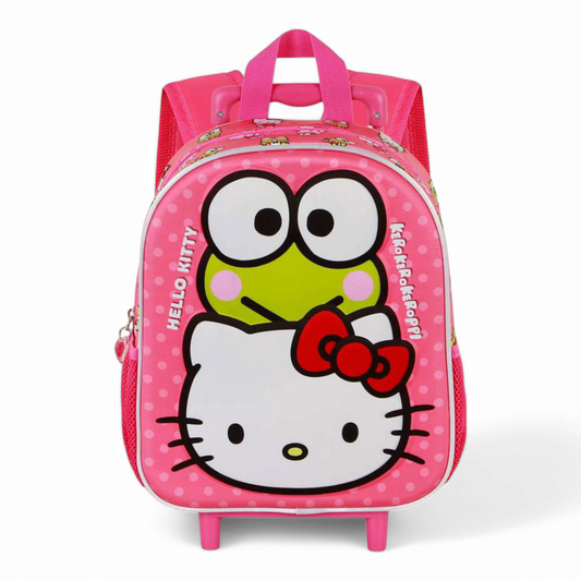 Sac à dos 3D à roulettes - Petit Hello Kitty Funny - Sanrio - Karactermania J'M T Créa