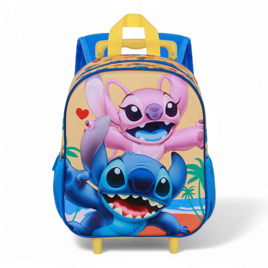 Sac à dos 3D à roulettes - Petit Lilo Et Stitch Ocean - Disney - Karactermania J'M T Créa