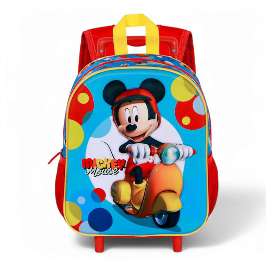 Sac à dos 3D à roulettes - Petit Mickey Mouse Scooter - Disney - Karactermania J'M T Créa