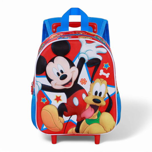 Sac à dos 3D à roulettes - Petit Mickey Mouse Star - Disney - Karactermania J'M T Créa