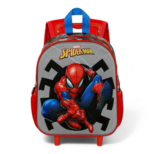 Sac à dos 3D à roulettes - Petit Spiderman Symbol - Marvel - Karactermania J'M T Créa
