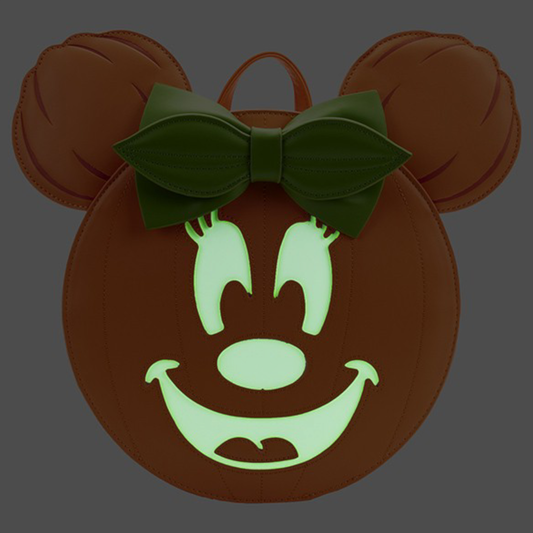 Sac à dos - Glow Face Minnie Pumpkin - Disney - Loungefly J'M T Créa