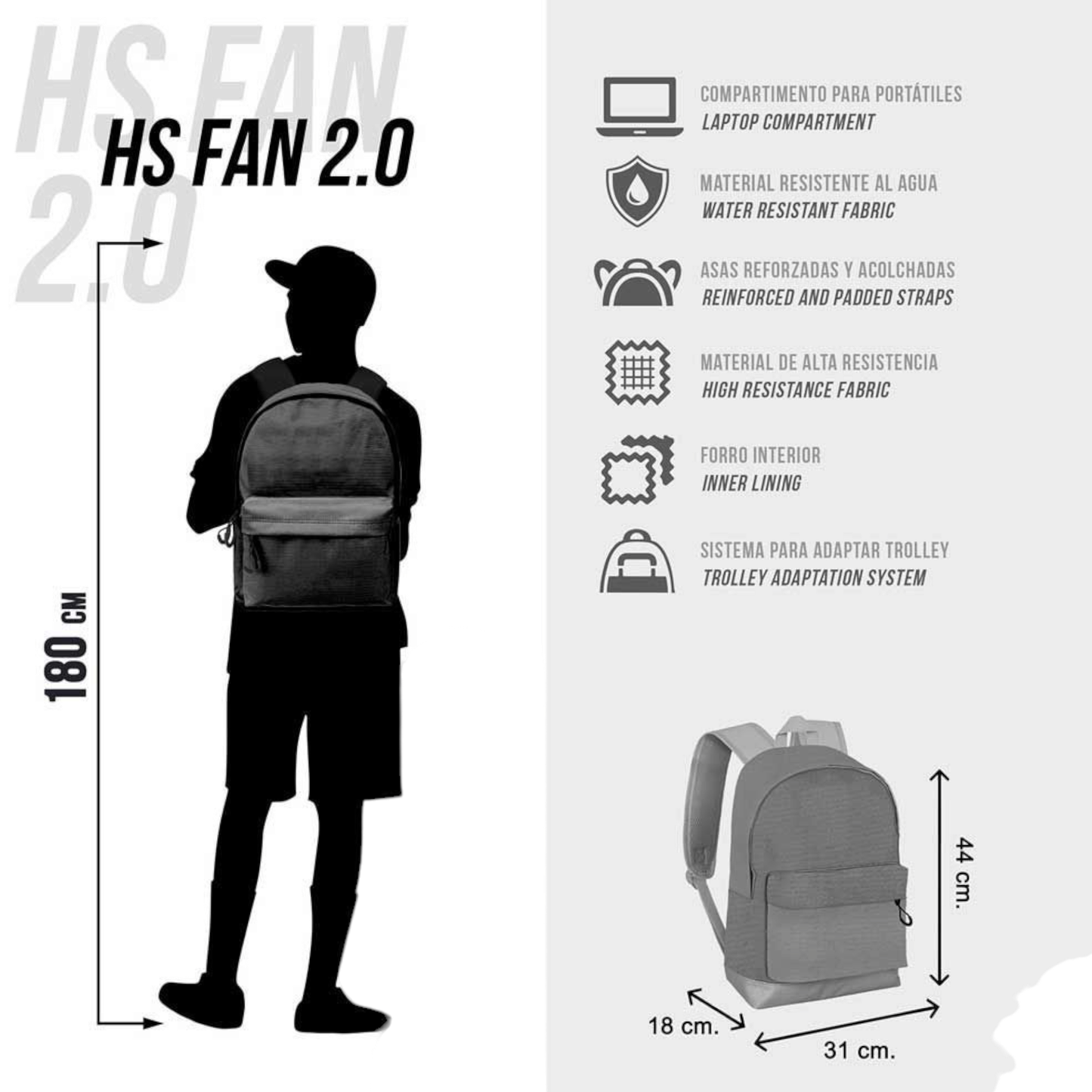 Sac à dos - HS Fan 2.2 Mercredi Wednesday Cute - Mercredi - Karactermania J'M T Créa