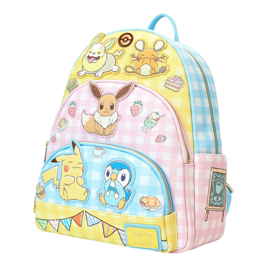 Sac à dos - Triple Poche Pokemon Cafe - Pokemon - Loungefly J'M T Créa