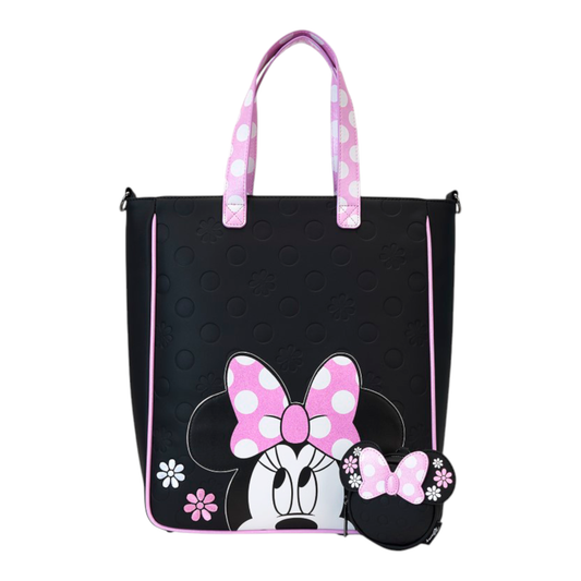 Sac cabas - Tote Bag Minnie Floral Rock The Dots - Disney - Loungefly J'M T Créa