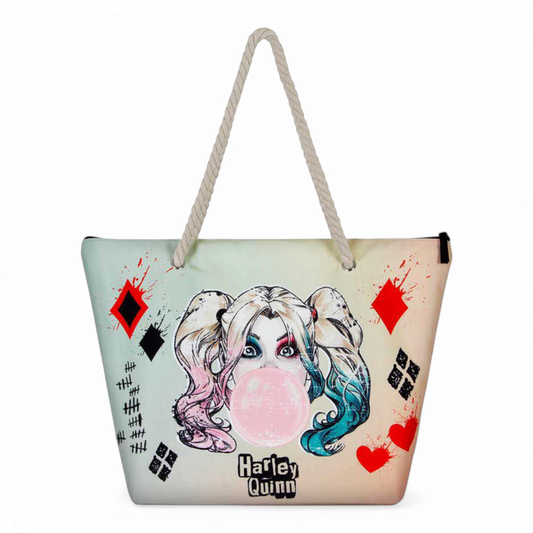 Sac de plage - Soleil Harley Quinn Mad Love - DC Comics - Karactermania J'M T Créa