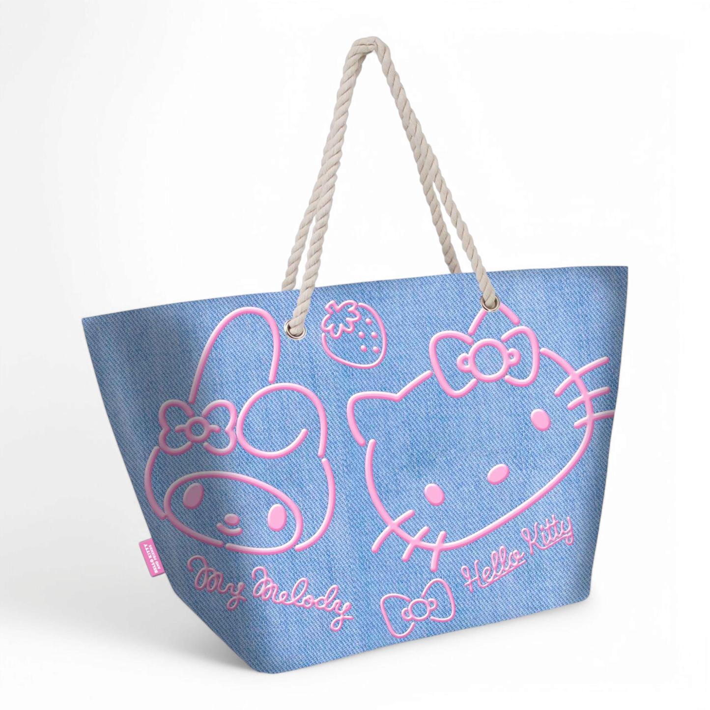 Sac de plage - Soleil Hello Kitty Denim - Sanrio - Karactermania J'M T Créa