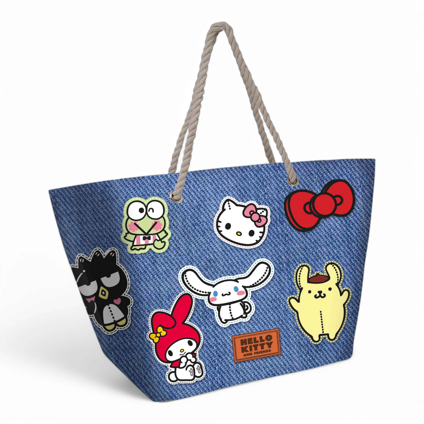 Sac de plage - Soleil Hello Kitty Stickers - Sanrio - Karactermania J'M T Créa