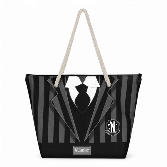 Sac de plage - Soleil Mercredi Wednesday Uniform - Wednesday - Karactermania J'M T Créa
