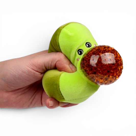 Squishy - Jouet peluche pressable Avocat Queasy Squeezies - Puckator J'M T Créa