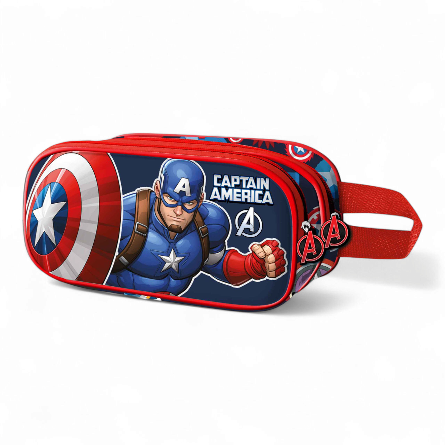 Trousse double - 3D Captain America Patriot - Marvel - Karactermania J'M T Créa