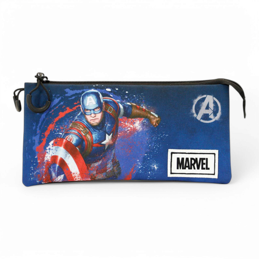 Trousse triple - Fan Captain America Full - Marvel - Karactermania J'M T Créa
