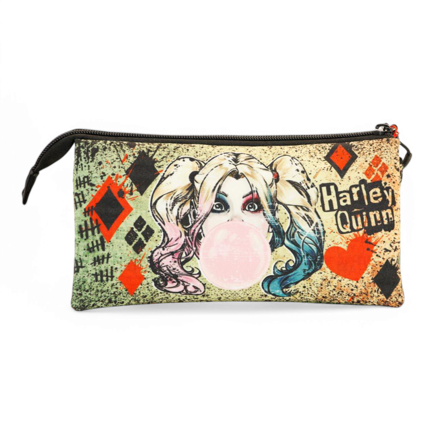 Trousse triple - Harley Quinn Mad Love - DC Comics - Karactermania J'M T Créa