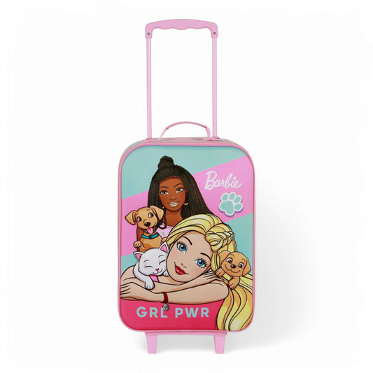 Valise Trolley - Soft 3D Barbie Pets - Barbie - Karactermania J'M T Créa