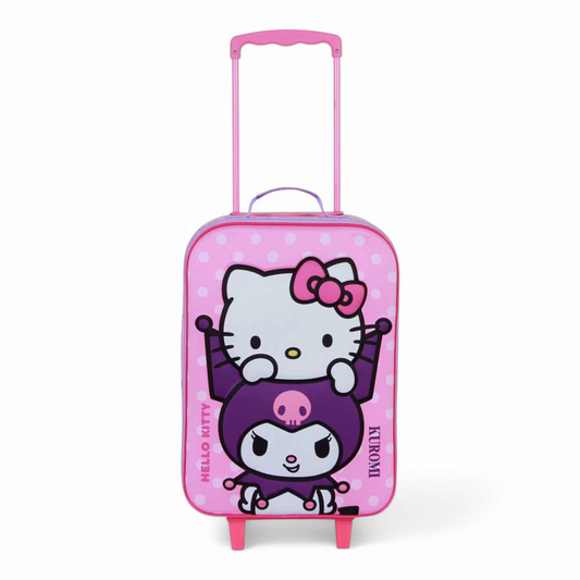 Valise Trolley - Soft 3D Hello Kitty Playful - Sanrio - Karactermania J'M T Créa