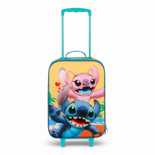 Valise Trolley - Soft 3D Lilo Et Stitch Ocean - Disney - Karactermania J'M T Créa