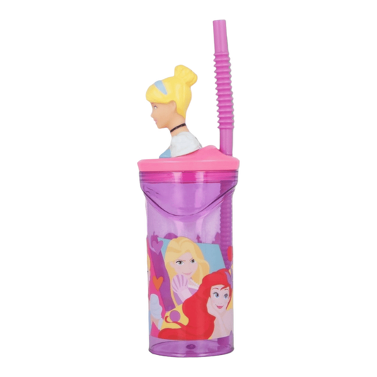 Verre 3D avec une paille - Princesses Disney - Stor J'M T Créa