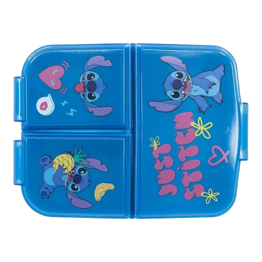 Boîte à goûter plusieurs compartiments - Stitch - Disney - Stor J'M T Créa