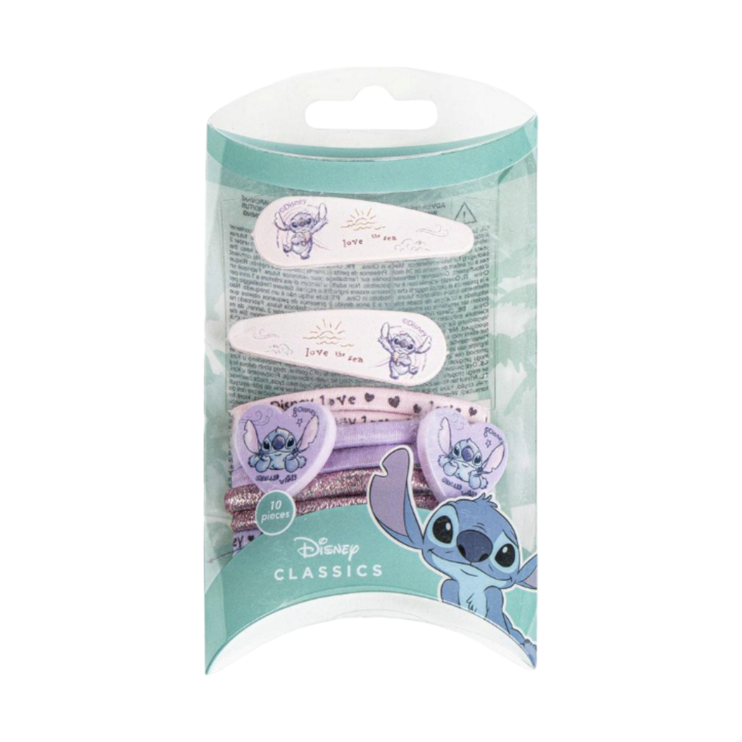 Boîte accessoires pour cheveux - Élastiques / Pinces - Stitch - Disney - Cerdá Life's Little Moments J'M T Créa