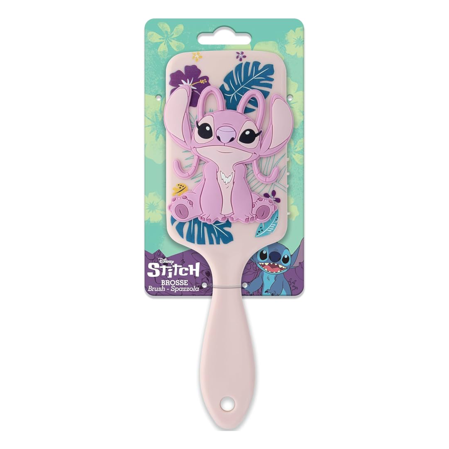 Brosse à cheveux 3D en silicone - Angel - Lilo et Stitch - Disney - ABC Hispania J'M T Créa