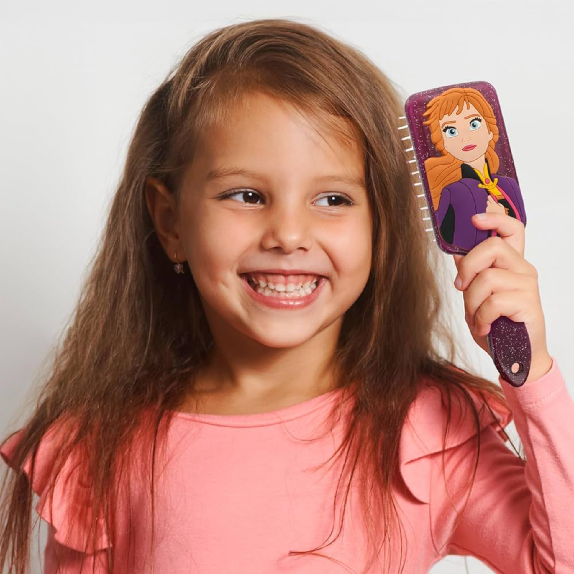 Brosse à cheveux 3D en silicone - Anna - La reine des neiges - Disney - ABC Hispania J'M T Créa
