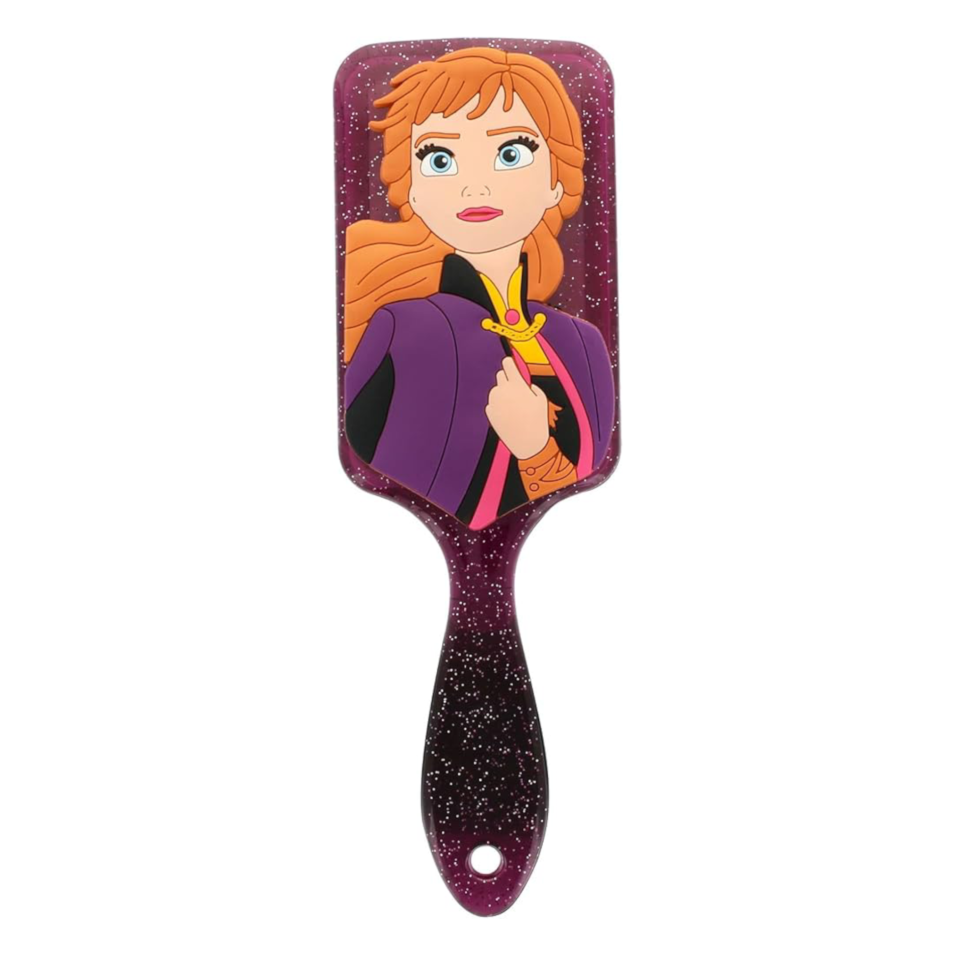 Brosse à cheveux 3D en silicone - Anna - La reine des neiges - Disney - ABC Hispania J'M T Créa