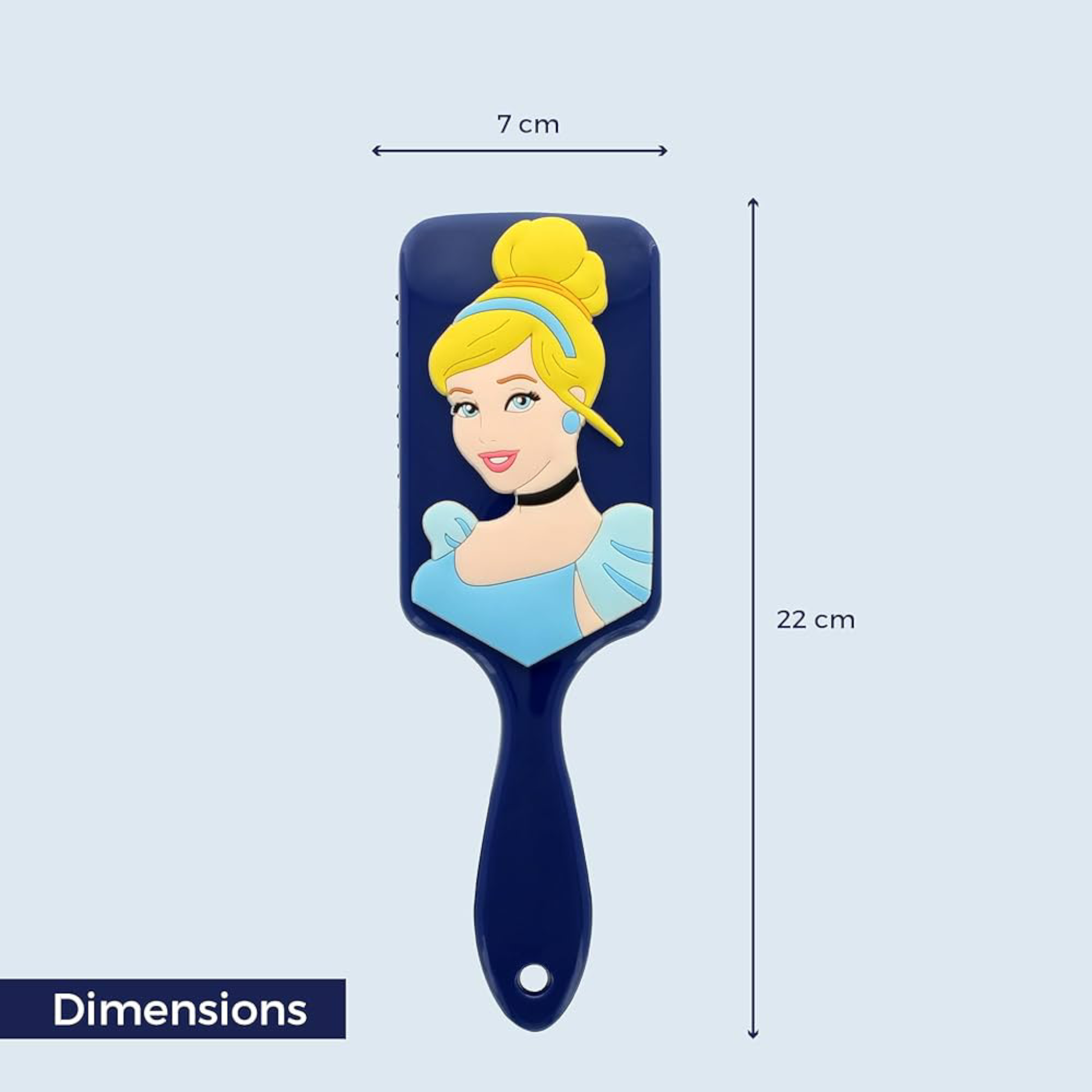 Brosse à cheveux 3D en silicone - Cendrillon - Disney - ABC Hispania J'M T Créa