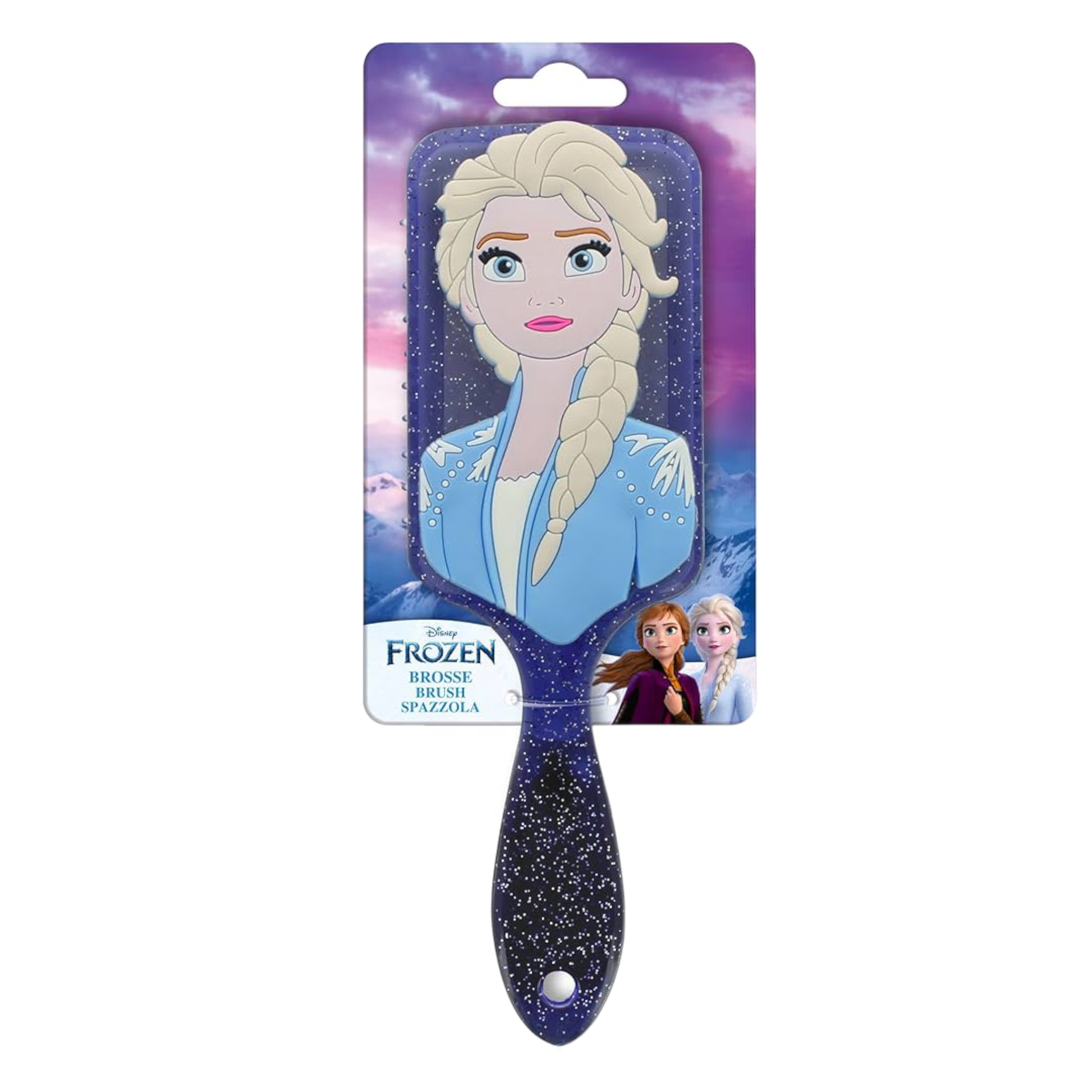Brosse à cheveux 3D en silicone - Elsa - La reine des neiges - Disney - ABC Hispania J'M T Créa