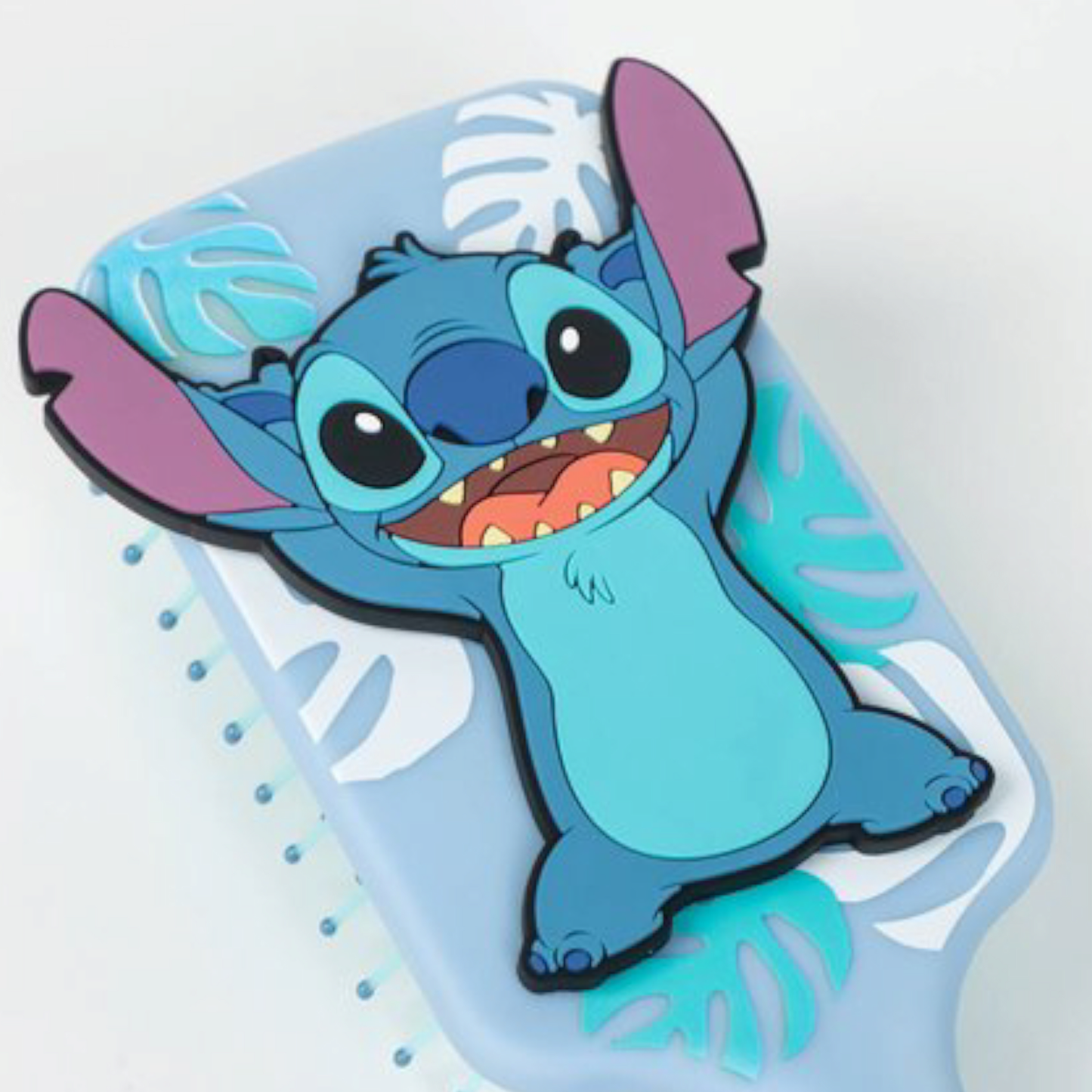 Brosse à cheveux rectangulaire - Hawaï Stitch en 3D - Disney J'M T Créa